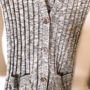 New super cute long gray cardigan
